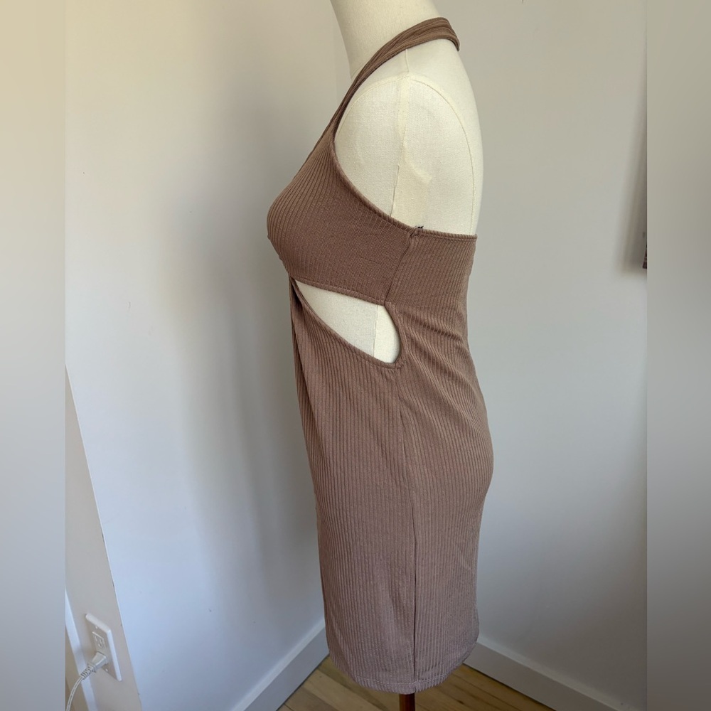 Forever 21 Brown Halter Dress - Picture 4 of 5